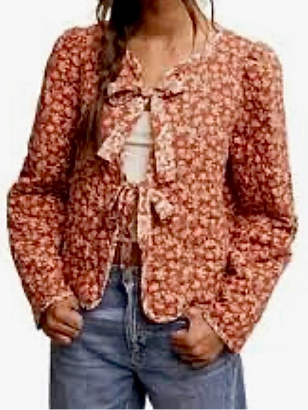 Listicle Meadows Quilted Jacket Size L